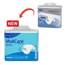 Adult Diaper, MoliCare Premium Elastic, Slip diapers for adult incontinence, Unisex,  Large, 6 Drops, 30pcs/pack