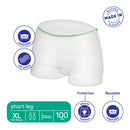 Adult Fixpants,MoliCare Fixpants, Short Leg Fixation Pants for anatomically shaped large pads, Unisex, Pack of 100, Extra Large