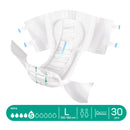 Adult Diaper Pants MoliCare Slip Extra Green, Diapers pants for adult incontinence, Unisex, Large, 5 drops, 30 pieces / pack