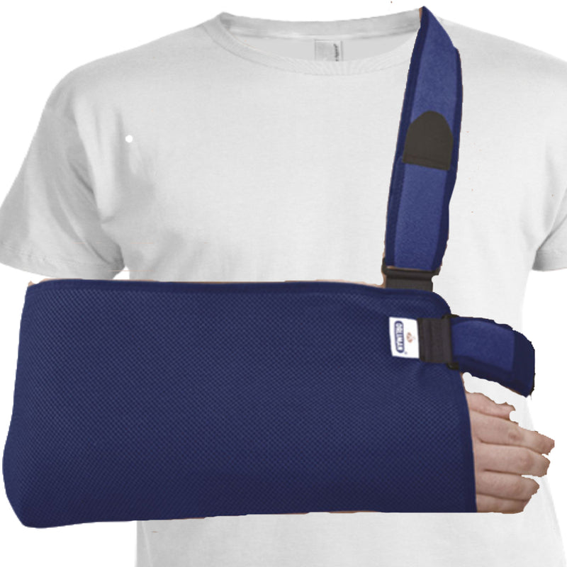 Orliman Blue Breathable Sling With Foam Straps