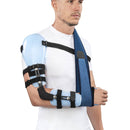 Articulated Elbow Brace with Arm, Forearm, and Right Hand Support in Thermoplastic - TP-6301D