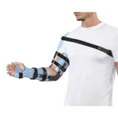Articulated Elbow Brace with Arm, Forearm, and Right Hand Support in Thermoplastic - TP-6301D