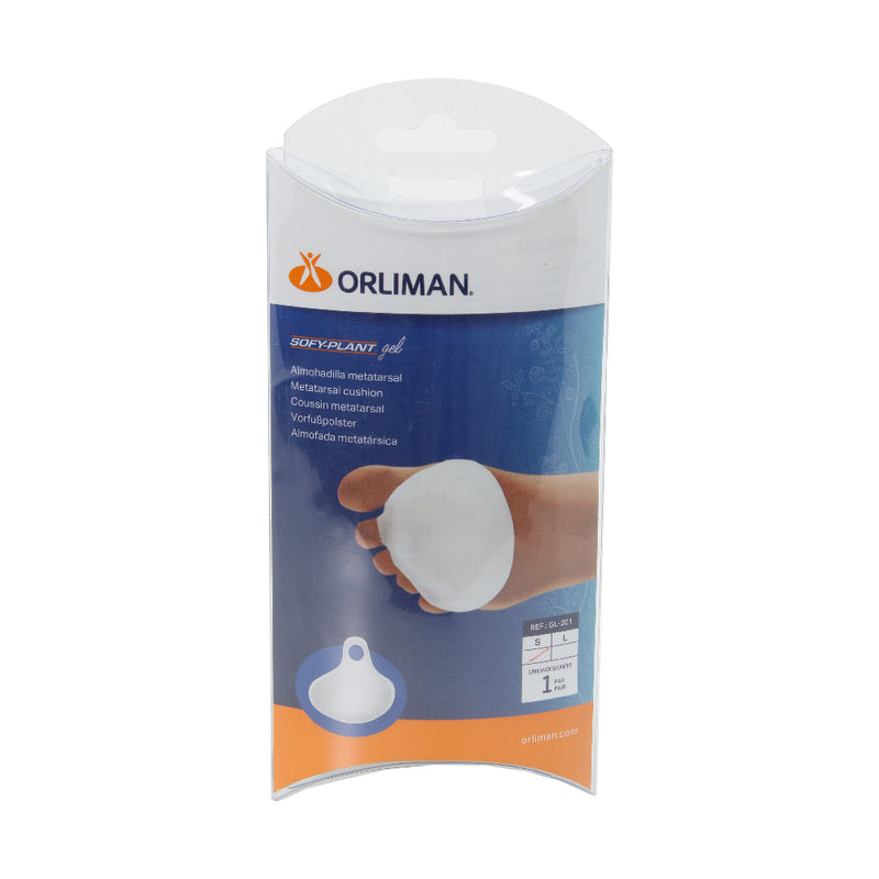 Orliman Pure Gel Metatarsal Cushion, 1 Pair