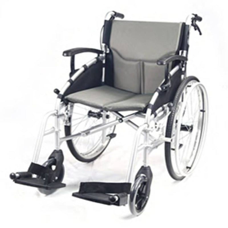 Kawaza (Kwa19) Aluminium Frame Wheel Chair Eight Adjustable Armrests And Footplates