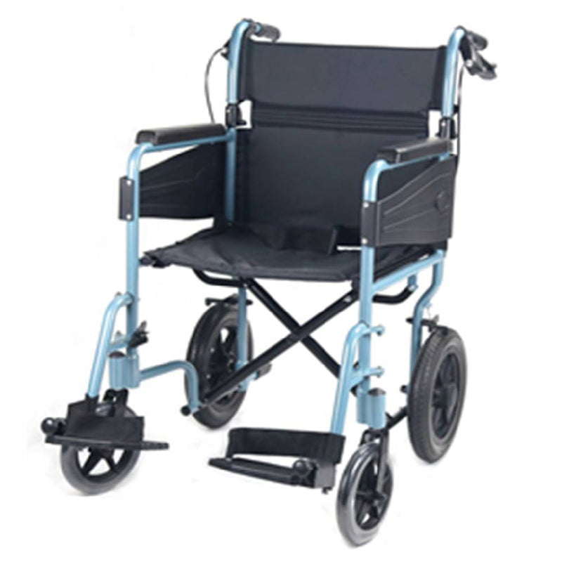 Kawaza (Kwa36) Wheelchair, Pu Fixed Full Lenght Arm Folding Backrest For Easy Storage