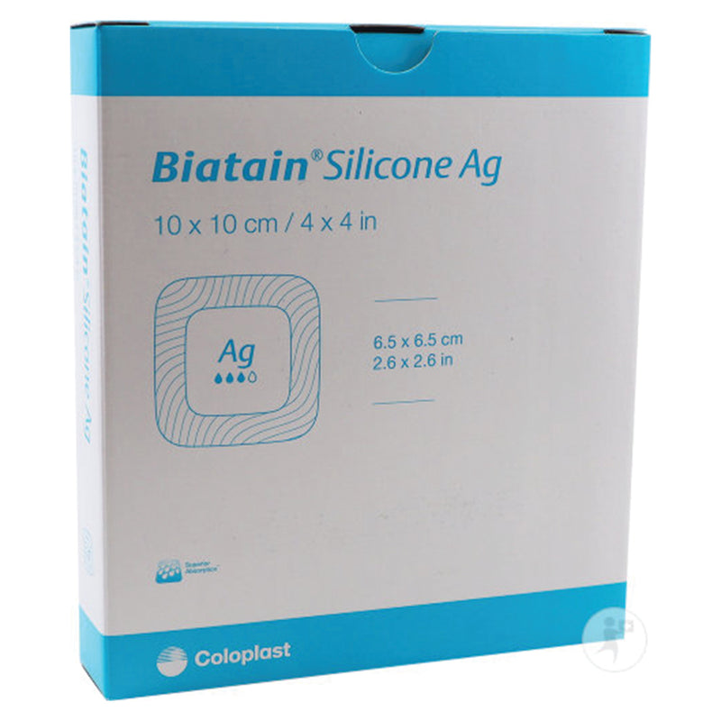 Biatain Silicone AG Foam Wound Dressing - 1 Box