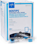 Medline Dentips Oral Swabs – Disposable Foam Oral Care Swabs