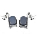 Kawaza KWS21 Heavy-Duty Wheelchair – 24''-26'' Seat Width | Triple Coated Carbon Steel Frame