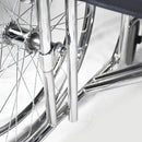 Kawaza KWS21 Heavy-Duty Wheelchair – 24''-26'' Seat Width | Triple Coated Carbon Steel Frame