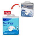Adult Diaper, MoliCare Premium Elastic, Slip diapers for adult incontinence, Unisex,Extra Large,6 Drops, 14pcs/pack