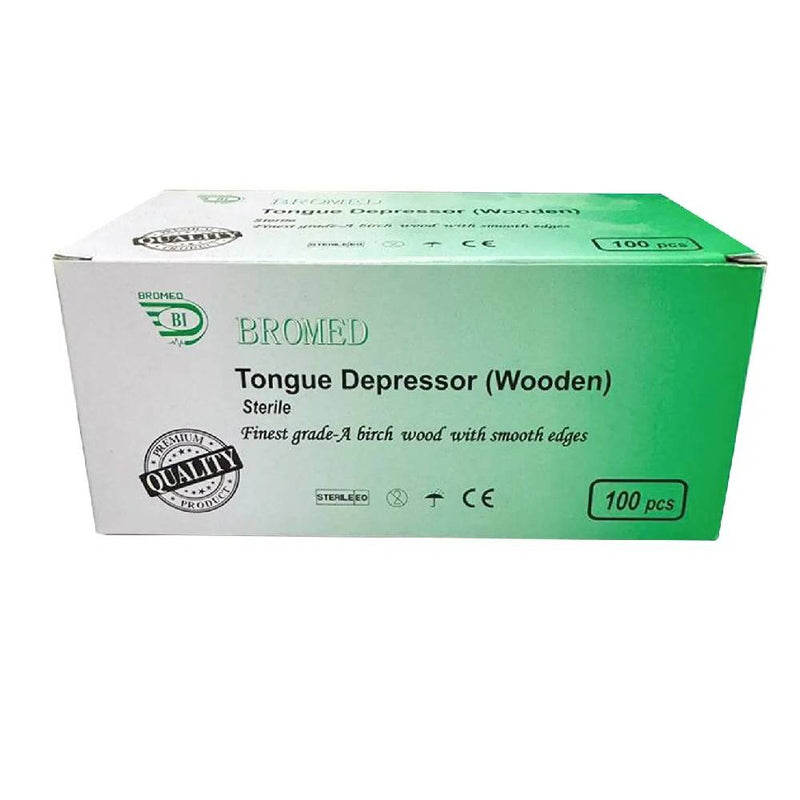 Tongue Depressor, Wooded, Sterile, 100 Pieces