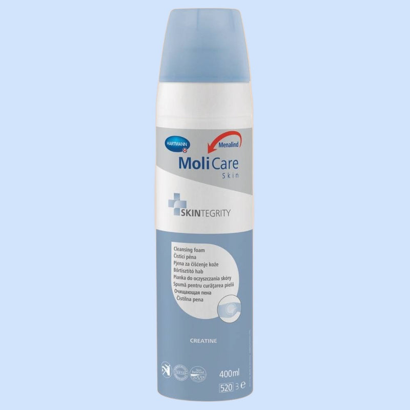 MoliCare Skin Cleansing Foam without water. Easy, fast and gentle cleansing, 400ml