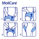 Adult Diaper Pants, MoliCare Premium Lady Pants, Pants for women with light incontinence, Large, 7 drops, 7 pieces / pack