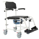 Azula 500 Shower Commode Chair with Four Castors – Transit Commode Chair for Elderly & Disabled Mobility Support
