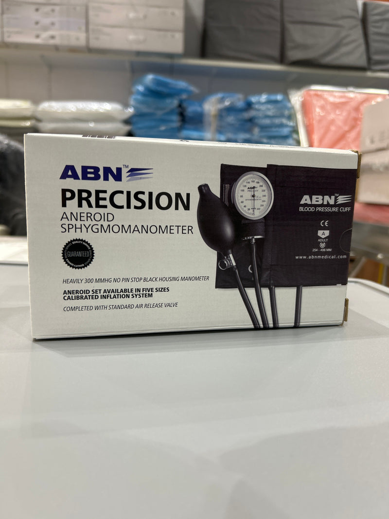 ABN Precision Aneroid Sphygmomanometer AS 021 – Manual Blood Pressure Monitor with Cuff and Carrying Case