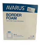 Avarus Border Foam Silicone Foam Dressing, 15 cm x 15 cm, 10 Pieces / Box