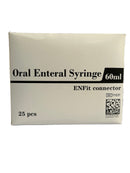 Oral Enteral Syringe, Enfit Connector, 60 ml, 25 Pieces / Box