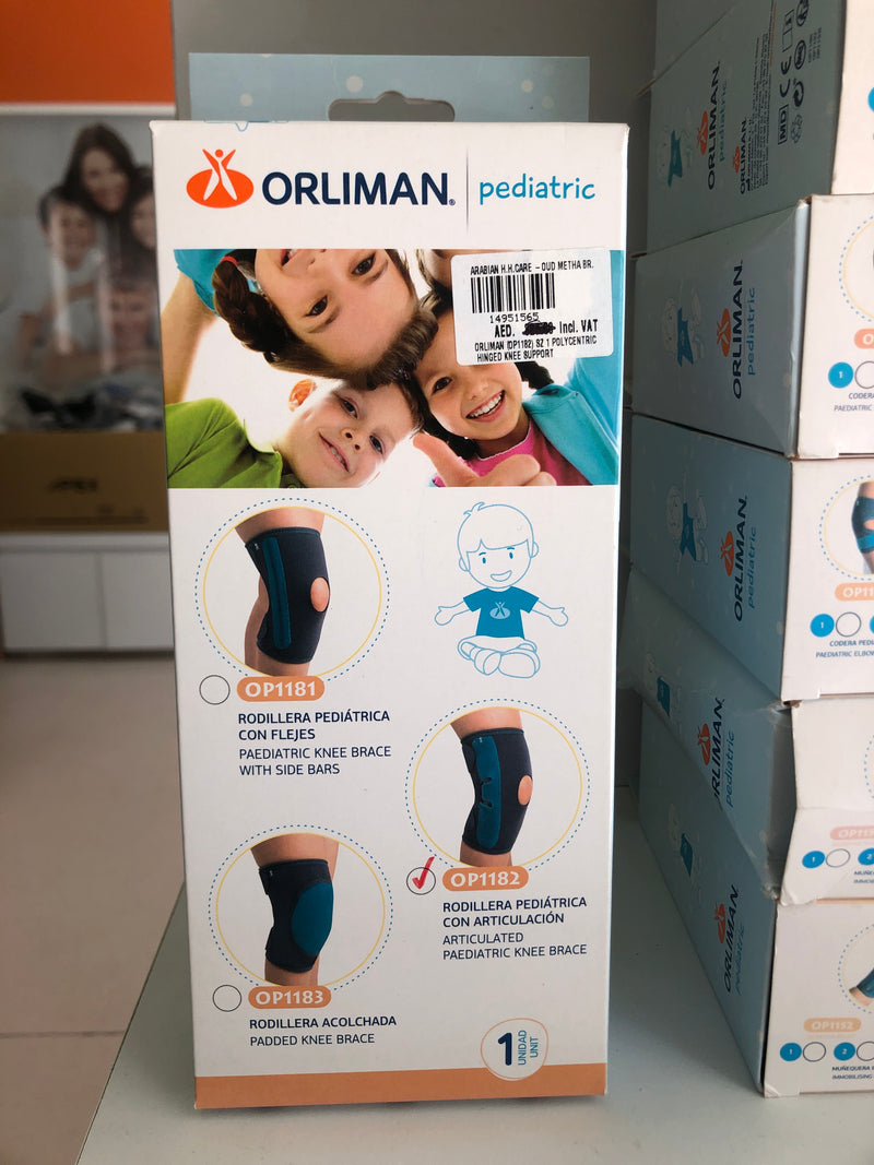 Orliman (Op1182) Sz 1 Polycentric Hinged Knee Support