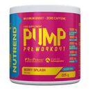 NUTREND PUMP Pre-workout without caffeine BERRY SPLASH SUGAR FREE 225G