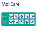 Adult Fixpants,MoliCare Fixpants, Short Leg Fixation Pants for anatomically shaped large pads, Unisex, Pack of 100, Extra Large