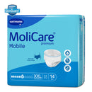Adult Diaper Pants, MoliCare® Premium Mobile, Diapers pants for adult incontinence, Unisex,    , XXL, Extra Extra Large , 6 drops, 14 pieces / pack"