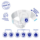 Adult Diaper, MoliCare Premium Elastic, Slip diapers for adult incontinence, Unisex, Extra Large, 8 Drops, 14 pieces / pack