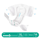 Adult Diaper Pants MoliCare Slip Extra Green, Diapers pants for adult incontinence, Unisex, Extra Large, 5 drops, 14 pieces / pack