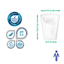 Adult Pouch Pad, MoliCare Premium Men Pad, Pouch Pad for men with light Incontinence, 2 drops,  14 pieces / pack