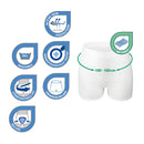 Adult Fixpants,MoliCare® Fixpants, Short Leg Fixation Pants for anatomically shaped large pads, Unisex, Pack of 3, Extra Large