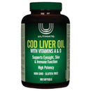Ultimate Cod Liver Oil Softgel Capsules With Vitamin A
