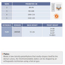 Orliman TLSO-B Dorso Lumbar Corset (Beige) – Rigid Thoracic Lumbo Sacral Orthosis (TLSO) Back Brace