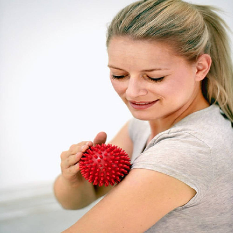 Sissel Spiky Massage Ball, Red, 9 cm