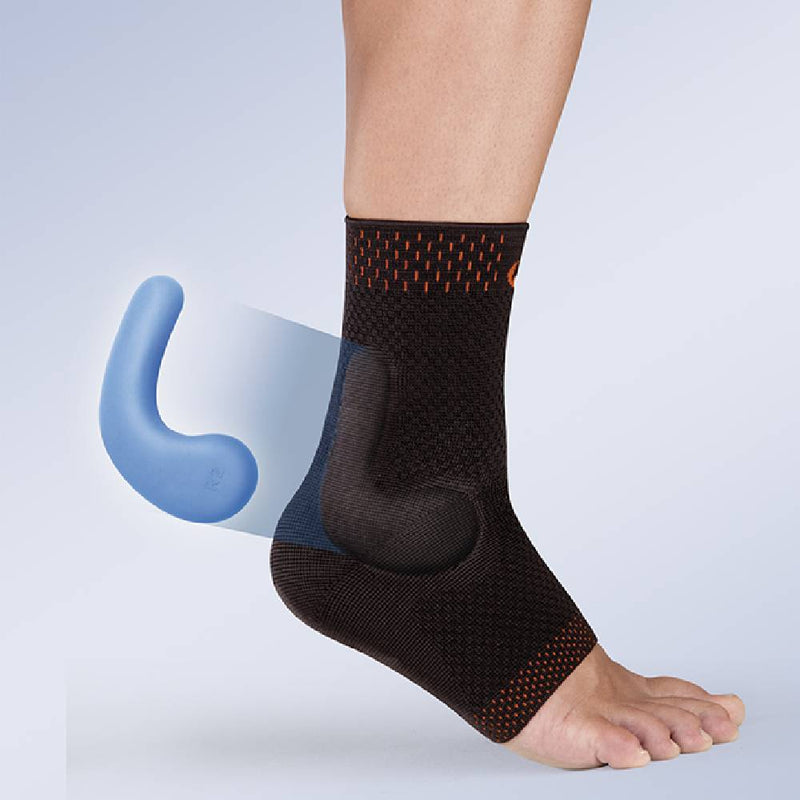 Orliman Elastic Ankle Support With Vise Pads