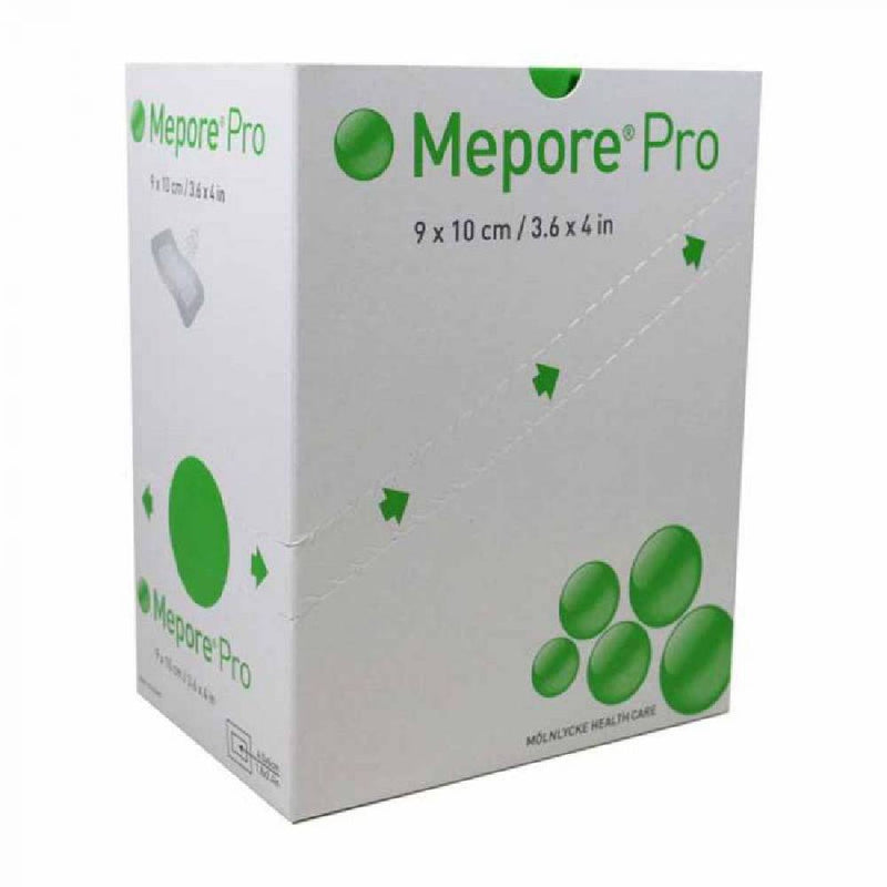 Mepore Pro Absorbent Shower Proof Adhesive Dressing 9 x 10 cm / 3.6 x 4 in