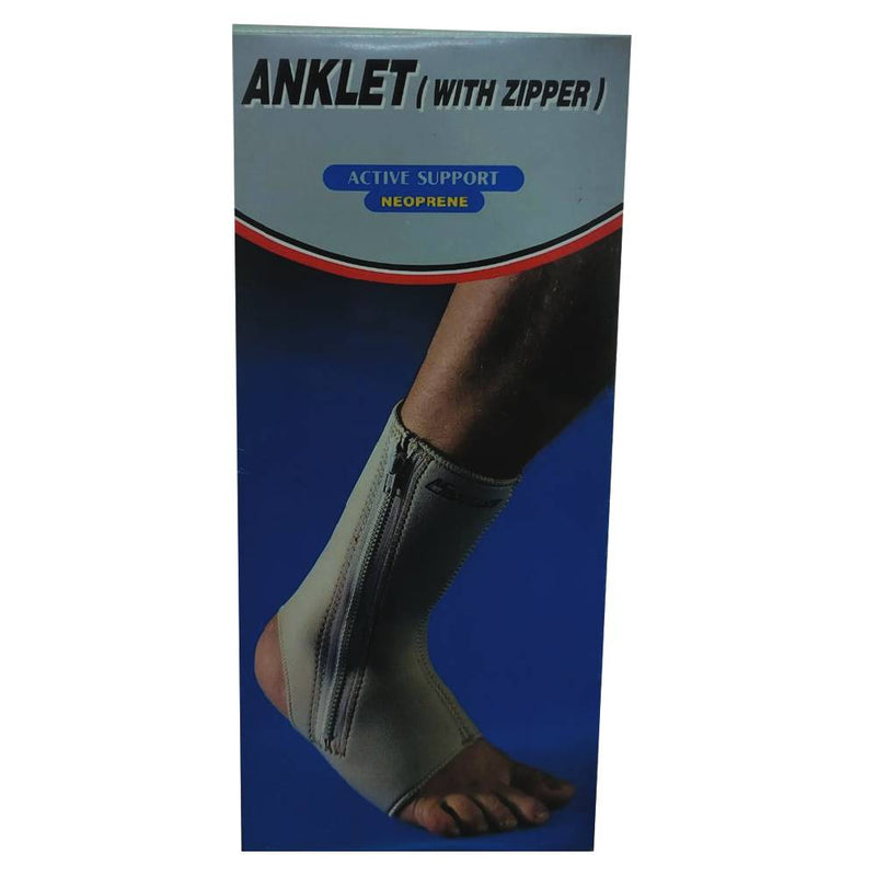 Active Support NAS 202 Left / Right Ankle Support With Zipper