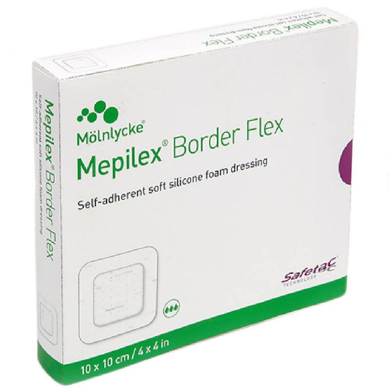 Mepilex Border Flex Foam Dressing 10 x 10 cm . 4 x 4 in