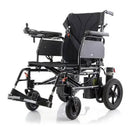 Comfort Traveller LY-EB103-S-A01 black 18-inch foldable electric wheelchair with steel frame