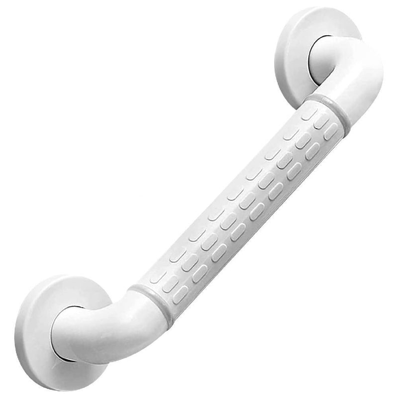 JMC Rails Shower Safety Handle White Plastic Grab Bar