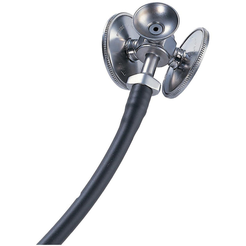 Welch Allyn 5079-321 Harvey DLX Stethoscopes, Triple Head, 28" Black