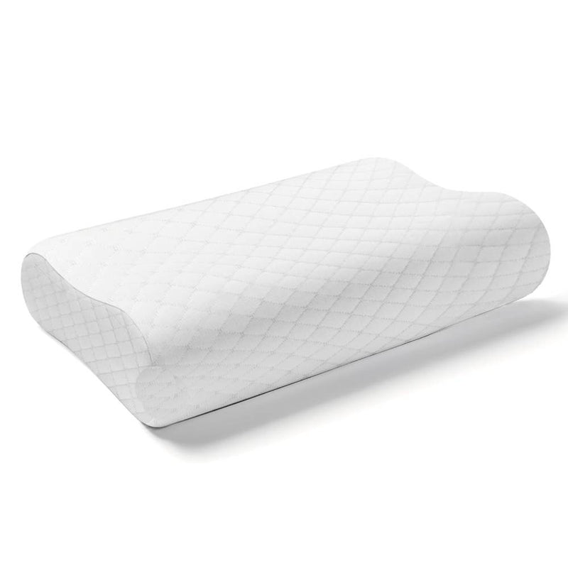 Snuggly Doppia Onda Memory Foam Pillow, Size 40 X 60 X 9/11 cm, Bp083