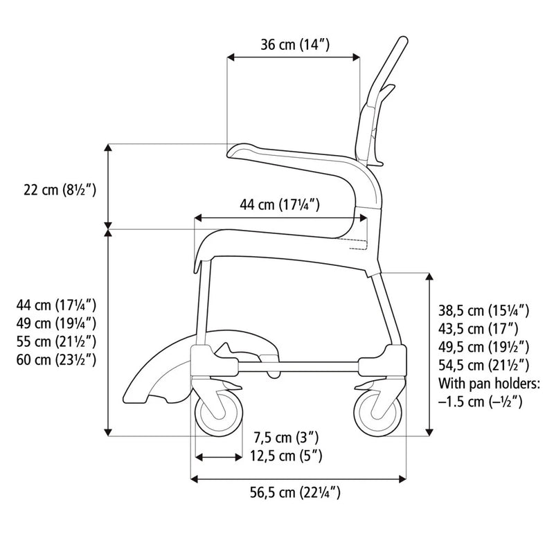 ETAC Clean Shower Chair Without Pan