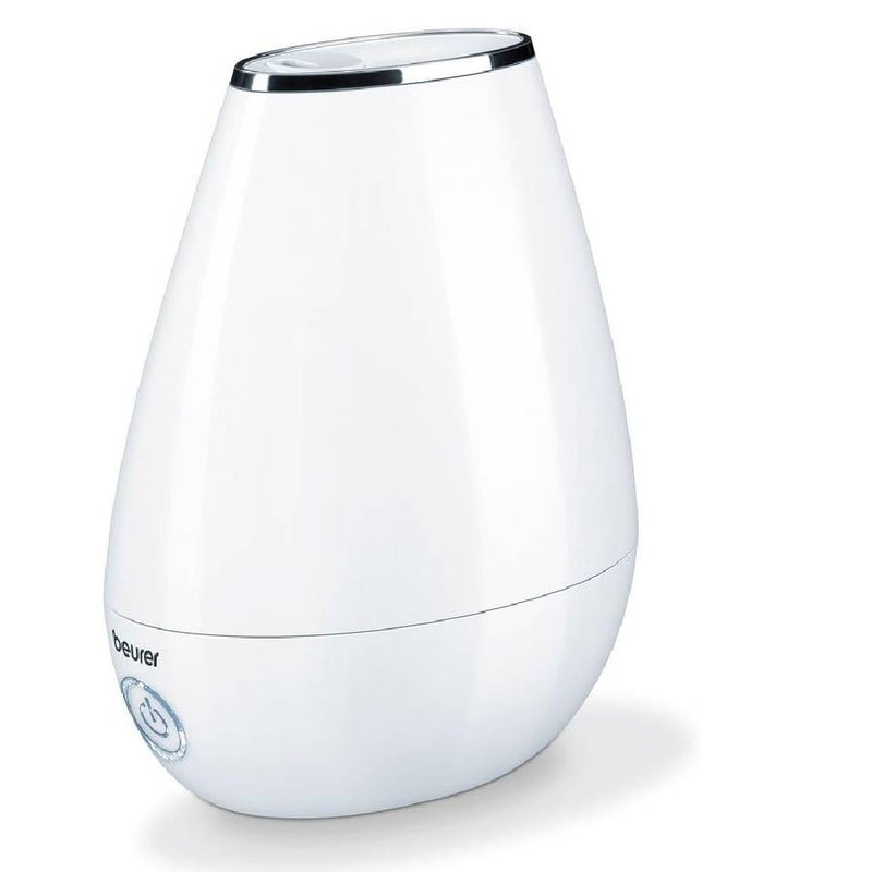 Beurer LB37, Ultrasonic Humidifier, Micro Misting, Up to 20 m², Night Mode, Quiet, Maximum Misting 200 ml/h, Aromatic Oils, 20 W, White