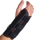 Orliman Semi-Rigid Right Wrist Support with Palmar Splint – Breathable Wrist Brace, MF-D61, Black