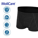 Absorbent Underwear, MoliCare® MEN absorbent underwear, Washable Pants for MEN with light urine leakage, Large, Absorption capacity 52ml, 1 piece/pack