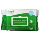 Clinell Universal Sanitising Wipes 200 Pack – Multi-Surface Cleaning & Sanitising Wipes