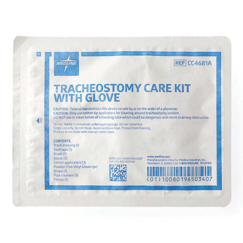 Medline Tracheostomy Care Kit With Glove