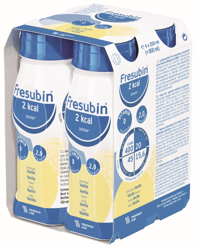 Fresenius Kabi Fresubin 2Kcal Drink Vanilla, 200 Ml, Pack of 4