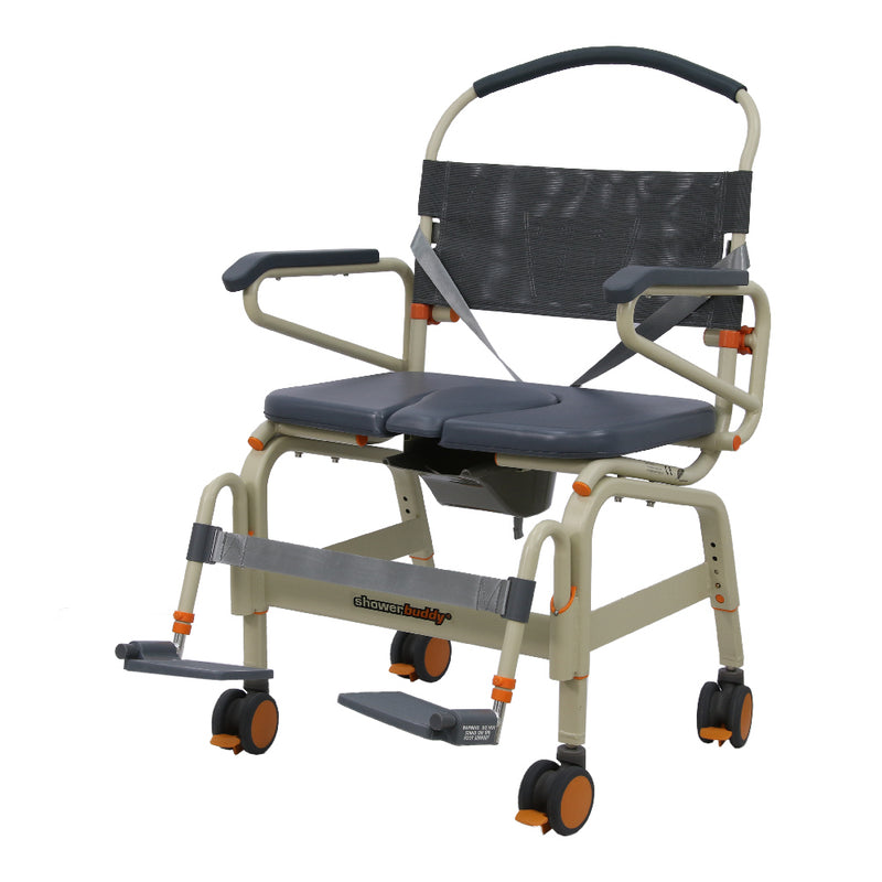 Sb6-C-22 Showerbuddy Commode Wheelchair Roll In Buddy Xl