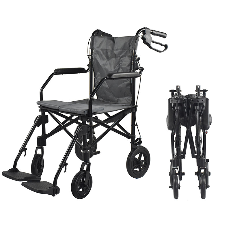 Kawaza Aluminum Transport Wheelchair 18 Inch