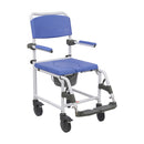 Apex Aluminum With Plastic Bucket And Armrest Commode Chair